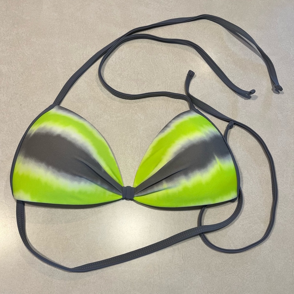 Arizona Jean Co. Bright Tie Dye Swim Tie Bikini Top & Bottom Medium - Picture 2 of 6